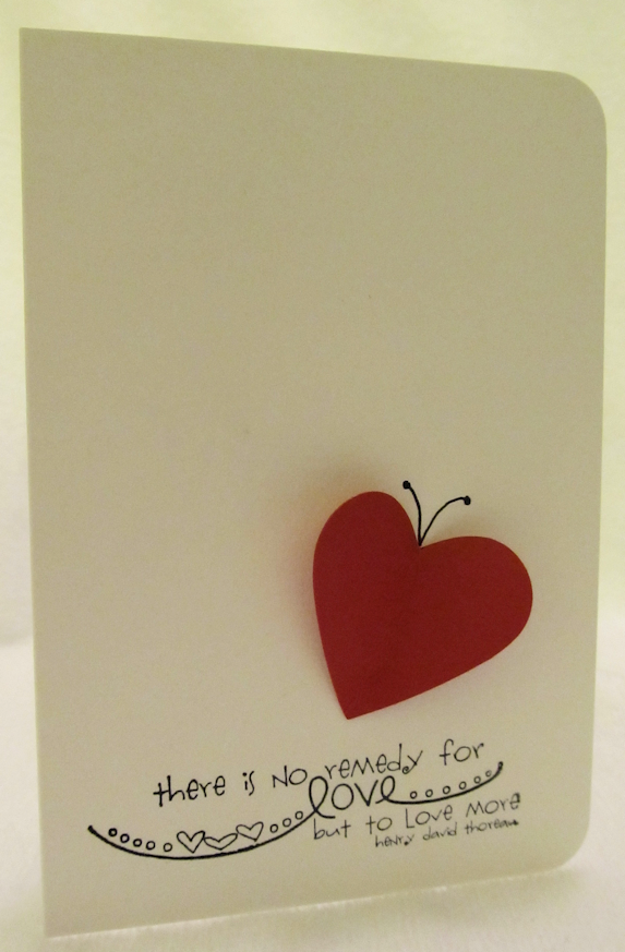 Handmade Valentines Day Card